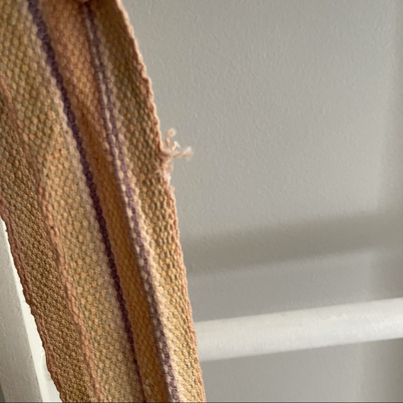 Genuine Vintage Patchwork crossbody Tote Bag with Fringe - Picture 5 of 9